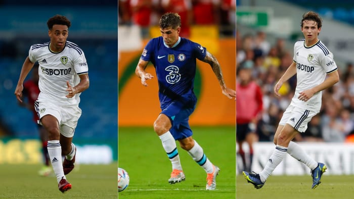 Tyler Adams, Christian Pulisic and Brenden Aaronson are all in the Premier League